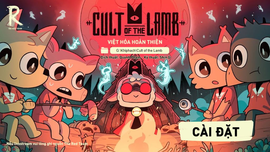 Hướng dẫn cài Cult of the Lamb việt hóa