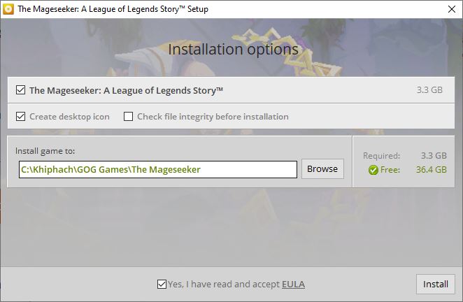 Hướng dẫn cài đặt The Mageseeker: A League of Legends Story