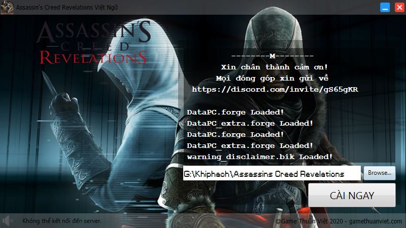 Cài việt hóa Assassin's Creed Revelations