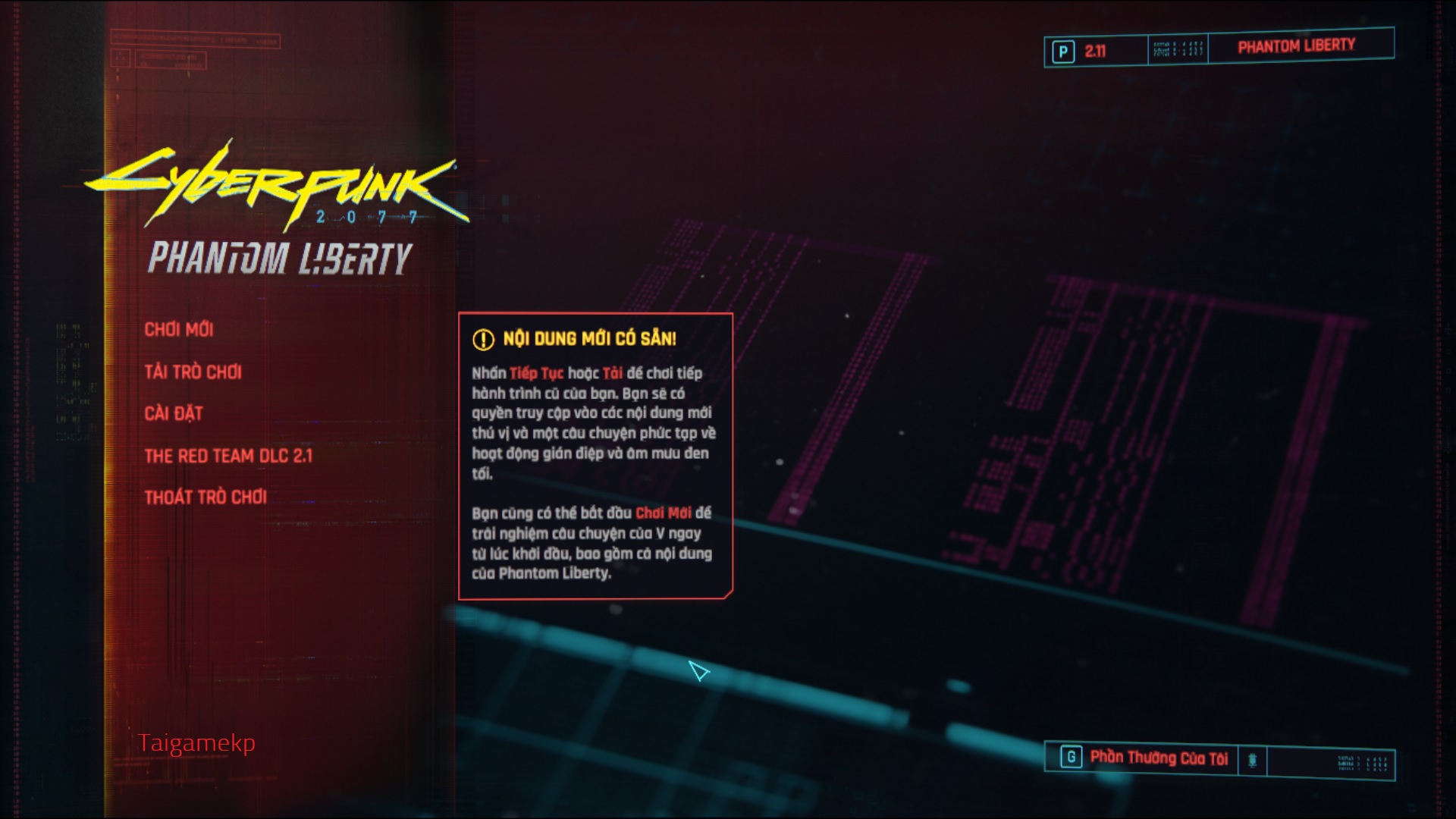 Tải Cyberpunk 2077: Phantom Liberty Việt hóa